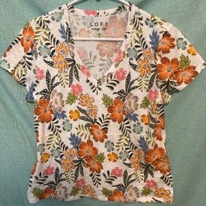 LOFT Floral Shirt